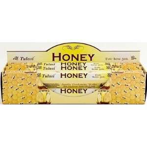 Tulasi Incense Honey 20 Stick Hex Pack