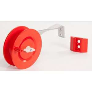  PA Plastic Rattle Reel Long Arm with Bracket Mount Sports 