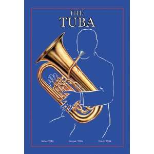  Tuba 28X42 Canvas Giclee