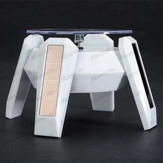   New Solar Powered Jewelry Rotating Display Stand Turn Table  