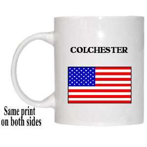  US Flag   Colchester, Vermont (VT) Mug 