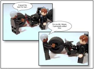 Lego Batman Batpod from the Tumbler 7886 7888  