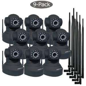   Email Alert, Windows and Mac Compatiable, Black, 9 Pack kit Camera