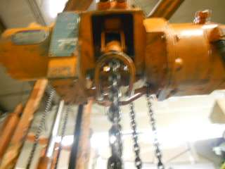   3000lb Electric Chain Hoist with Overhead Crane Gantry and Power Track