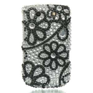 Blackberry Torch 9800 Black Lace Diamond Case Cover New  