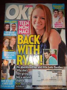 OK Magazine Teen mom Maci & Bentley back w/ Ryan 10/18  