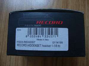CAMPAGNOLO RECORD HEADSET HIDDENSET CARBON TTC 1 1/8  