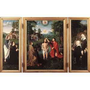   David   32 x 20 inches   Triptych of Jan Des Trompes