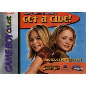  Mary Kate & Ashley   Get a Clue GBC Instruction Booklet 