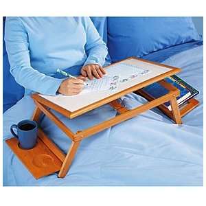  Wooden Adjustable Folding Lap Serving Tray