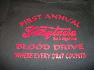 Gothic Vampire Fangtasia True Blood Drive T Shirt ST  