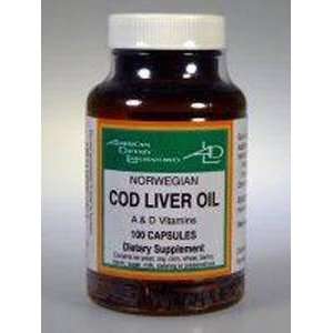  American Dietary Labs COD Liver Oil 100gels Health 
