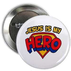  2.25 Button Jesus Is My Hero 