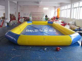 CE 6.5*6.5m pool and 4 tizip zipper water walking ball  