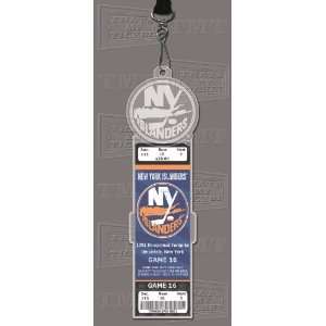  New York Islanders Engraved Ticket Holder Sports 