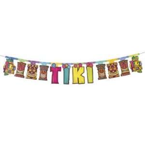  Tiki Party Jointed Banner   Party Decorations & Banners 