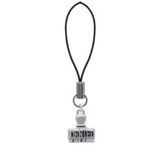 Denied Stamp   Cell Phone Charm [Jewelry]