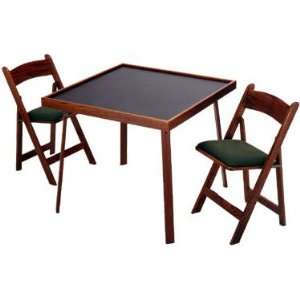  Kestell 35 Oak Folding Domino/Card Game Table Furniture & Decor