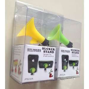   and Green Silicone Sucker Stand for Iphone and Ipod 