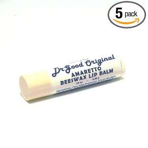  Dr Good Original Amaretto Lip Balm (5 Lip Balm Tubes   .15 
