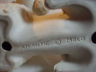 Vintage Large Atlantic Mold Ceramic Poodle Dog Fiqurine  