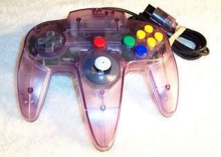 N64 Atomic Purple Controller   Nintendo 64 System  