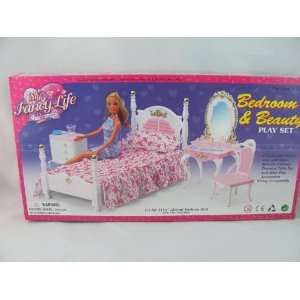  Barbie Size Dollhouse Furniture  Bedhroom Toys & Games