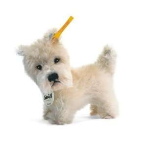  Steiff Treff West Highland Terrier White Plush Puppy Toys 