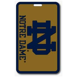  SET OF 3 NOTRE DAME FIGHTING IRISH LUGGAGE TAGS *SALE 