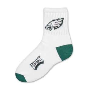   Philadelphia Eagles Youth Green NFL Logo/Name Socks