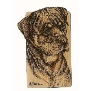 Rottweiler Design # 1 Laser Engraved Dog Magnet  Kitchen 