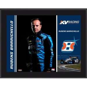 Rubens Barrichello Sublimated 10x13 Driver Photo Plaque  Details 