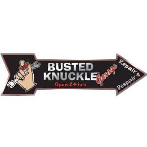  Busted Knuckle Garage BKG SABK Arrow Sign Automotive
