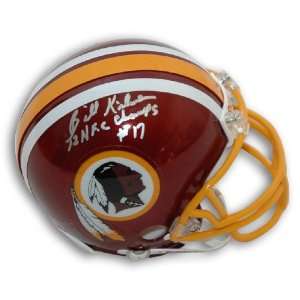  Billy Kilmer Autographed Mini Helmet   Inscribed 72 NFC 