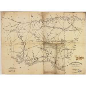  1825 map Barnwell County South Carolina