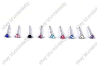   body jewelry lots stainless steel Nose stud piercing & display  