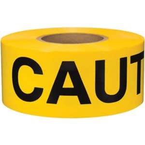 Barricade Tape Caution Cuidado Bilingual   2.0 Mil   Yellow (Lot of 8)