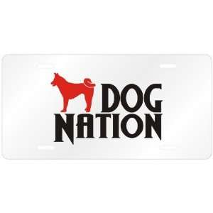  New  Akita Dog Nation  License Plate Dog