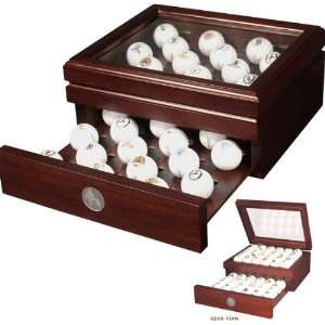  Golf Ball Vault Wood Display Case