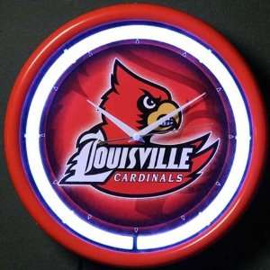    NCAA Louisville Cardinals Plasma Wall Clock