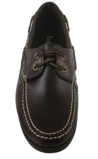 Timberland Mens Boat Shoes 68546 Brig Classic 2 Eye Leather Dark Brown 