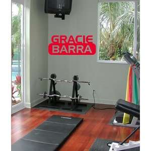 Gracie Barra Jiu Jitsu Large Decal Great for Wall Art. Peel and Stick 