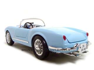 1955 LANCIA AURELIA B24 SPYDER LIGHT BLUE 1/18 DIECAST MODEL CAR BY 