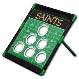   NFL New Orleans Saints Football Bean Bag Toss Game