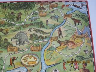 1933 Tarzan Jungle Map and Treasure Hunt  