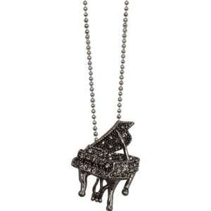  NECKLACE G PIANO CRYSTAL GREY/PEWTER Toys & Games