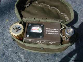 MILITARY Radio Battery Tester Meter PSM 13 NOS PRC 25 77  