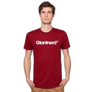  Giantnerd Logo T Shirt   Mens, Cardinal, XL Sports 