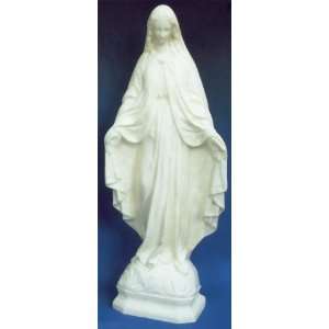  Our Lady of Grace 24in. Outdoor White Colored Statue
