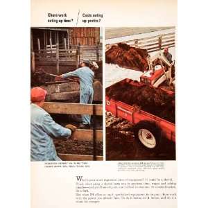  Agriculture Auger Elevator Tractor   Original Print Ad
